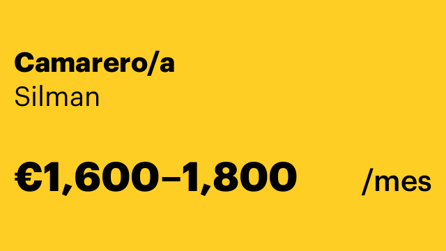 Camarero/a