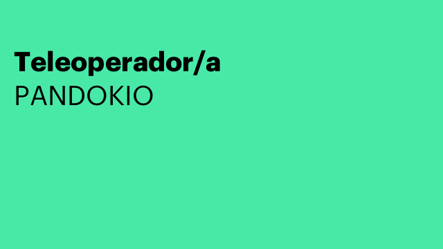 Teleoperador/a