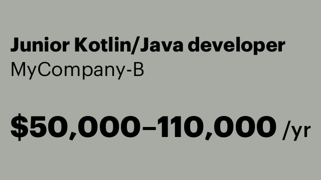 Junior Kotlin/Java developer
