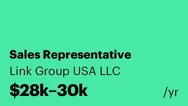 Sales Representative