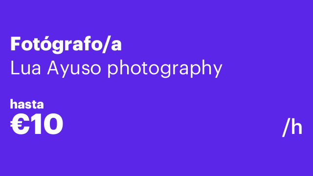 Fotógrafo/a