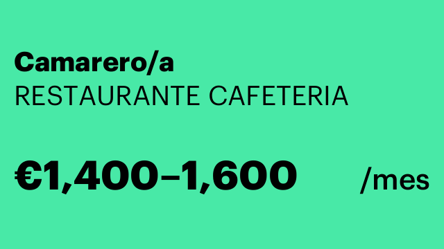 Camarero/a
