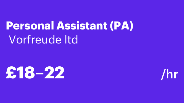 Personal Assistant (PA)
