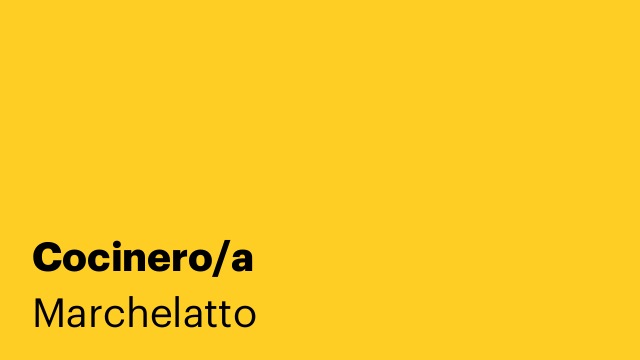 Cocinero/a