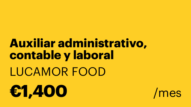 Auxiliar administrativo, contable y laboral