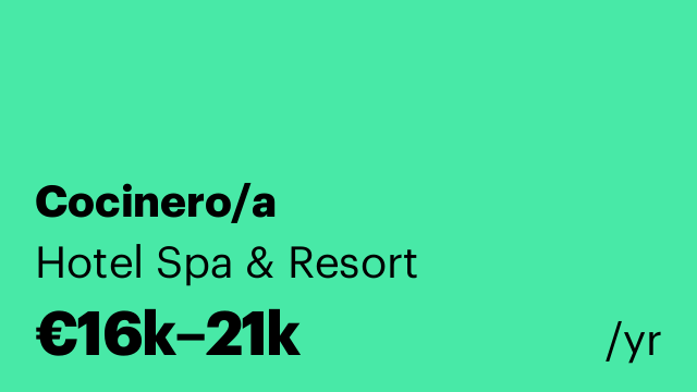Cocinero/a