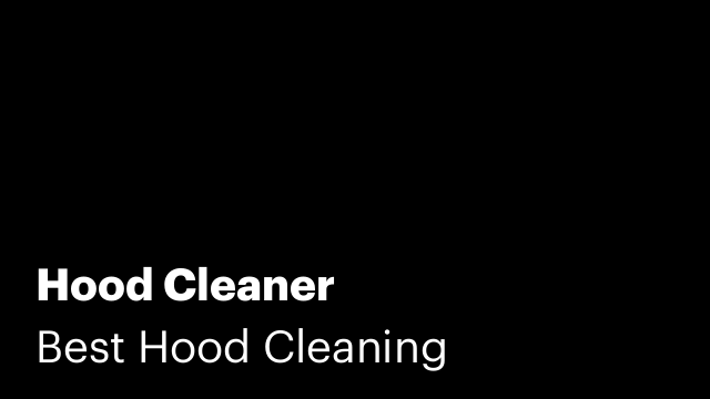 Hood Cleaner