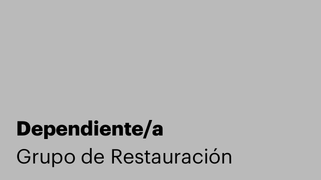 Dependiente/a