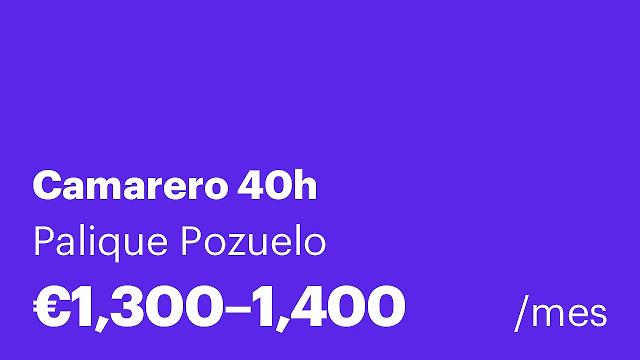 Camarero 40h