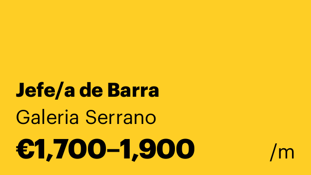 Jefe/a de Barra