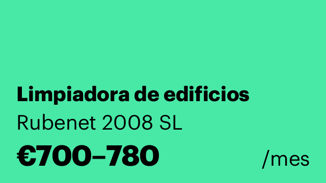 Limpiadora de edificios