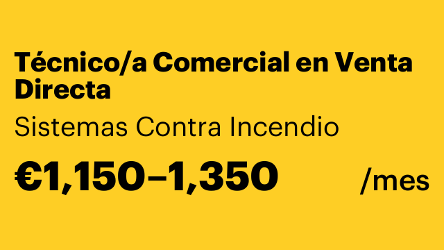Técnico/a Comercial en Venta Directa