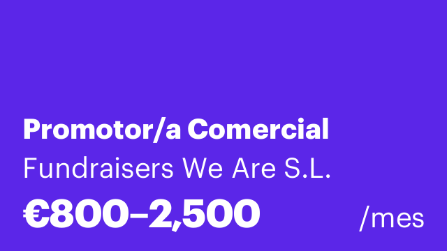 Promotor/a Comercial