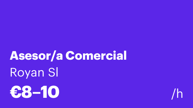 Asesor/a Comercial