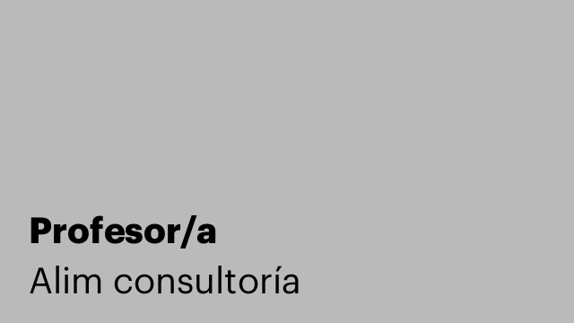 Profesor/a