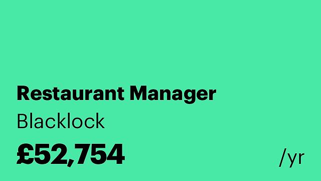 Restaurant Manager