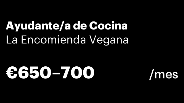 Ayudante/a de Cocina