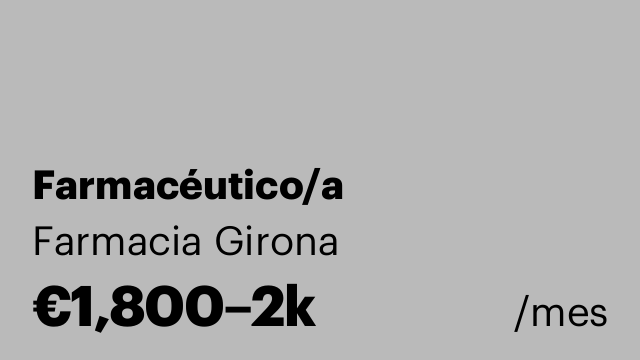 Farmacéutico/a