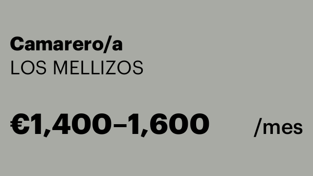 Camarero/a
