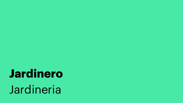 Jardinero