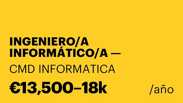 INGENIERO/A INFORMÁTICO/A — SISTEMAS Y REDES