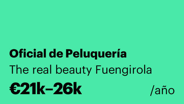 Oficial de Peluquería
