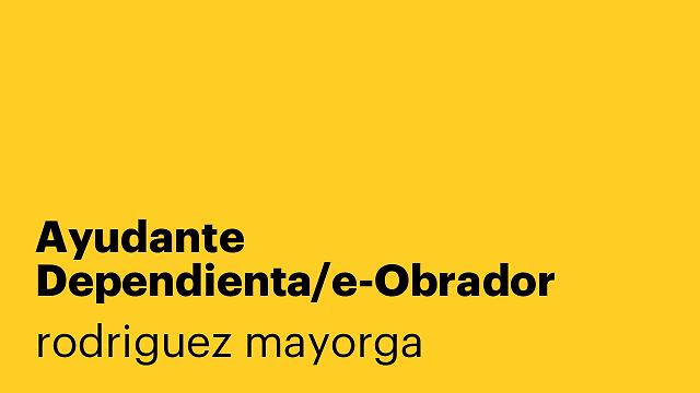 Ayudante Dependienta/e-Obrador