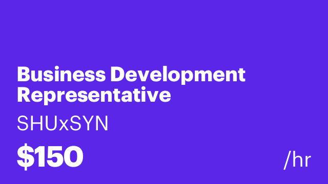 Business Development Representative