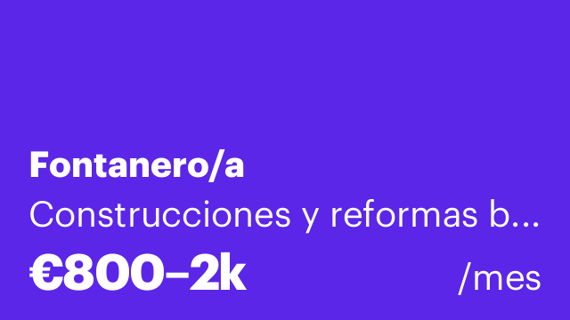 Fontanero/a