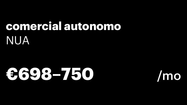 comercial autonomo