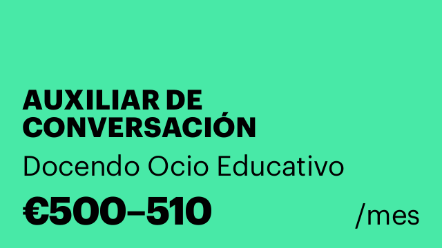 AUXILIAR DE CONVERSACIÓN