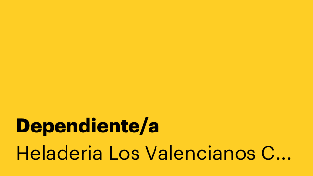 Dependiente/a