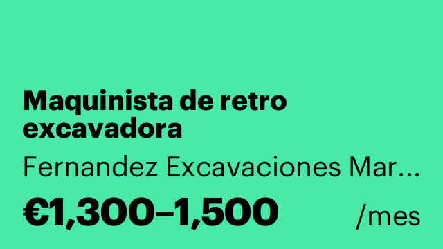 Maquinista de retro excavadora