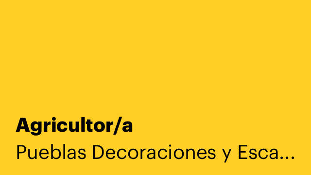Agricultor/a