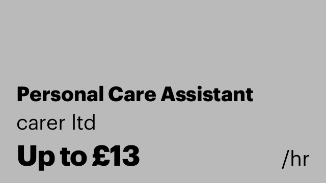 Personal Care Assistant