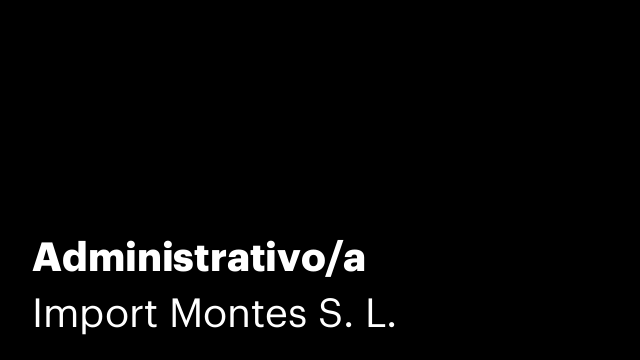 Administrativo/a