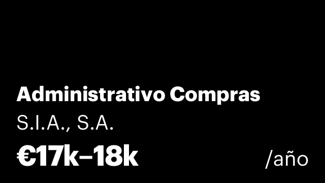 Administrativo Compras