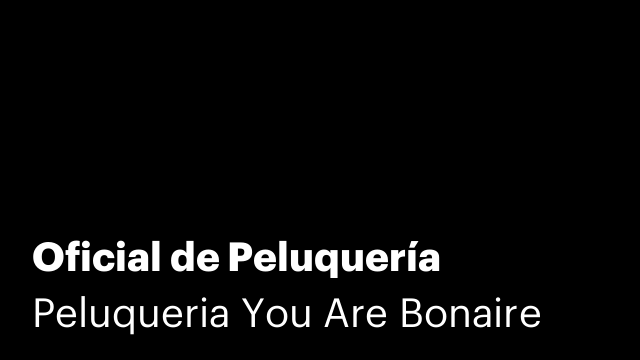 Oficial de Peluquería