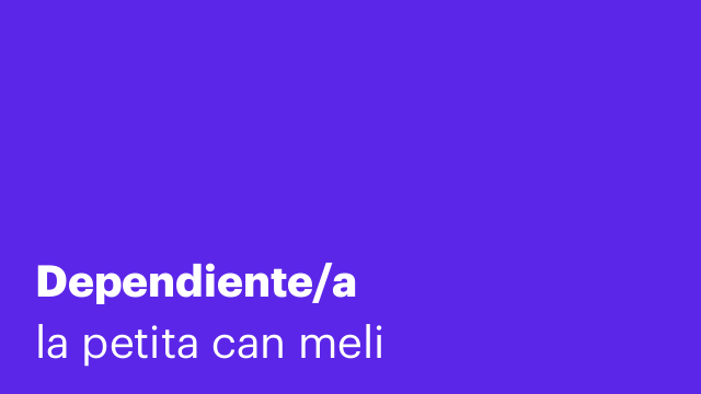 Dependiente/a