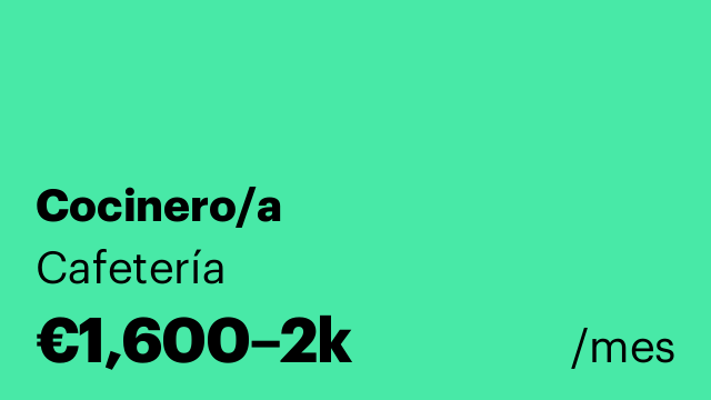 Cocinero/a