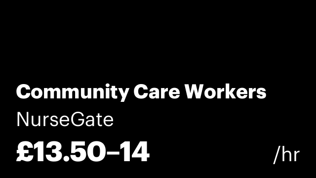 Community Care Workers