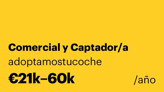 Comercial y Captador/a