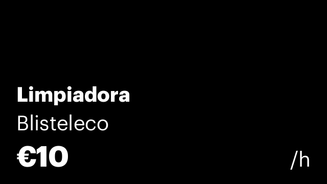 Limpiadora