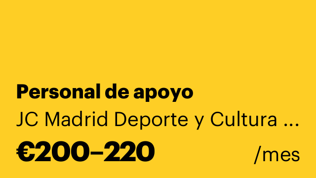 Personal de apoyo