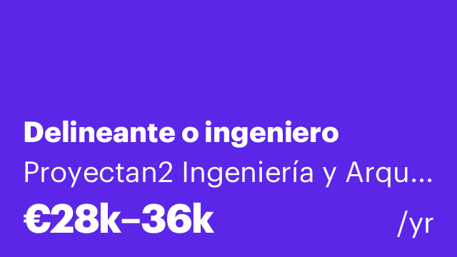 Delineante o ingeniero