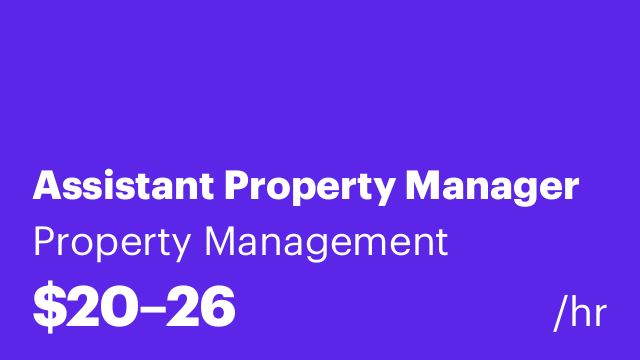 Assistant Property Manager