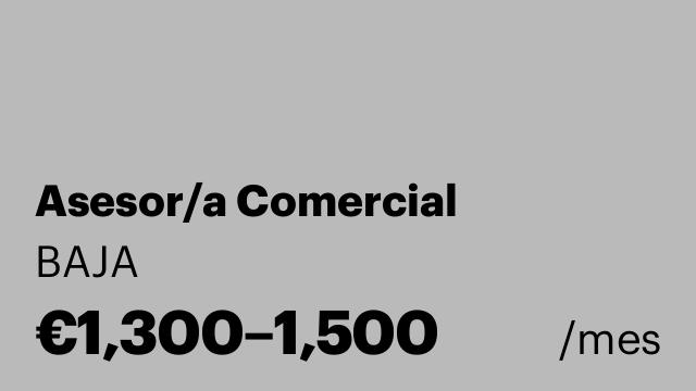 Asesor/a Comercial