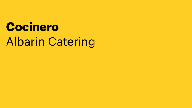 Cocinero