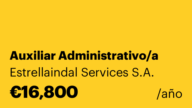 Auxiliar Administrativo/a