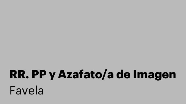 RR. PP y Azafato/a de Imagen